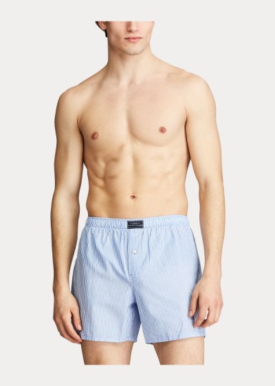 Men's Polo Ralph Lauren Woven Cotton Boxers | 709382ZXN